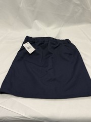 French Toast Girls Navy Uniform Scooter Skirt Heart Button NWT