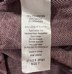 Girl’s Uniform Plaid Skirt Size 7 Kids Pleated Skater Purple NEW