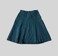 Girl’s Dark Green Uniform Skirt from School Apparel Inc.