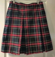 NWT Becky Thatcher Elderwear Plaid School Uniform Skirt Girls 16.5 Half Size