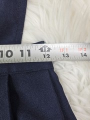 French Toast Little Girls’ Toddler V-Neck Pleated Jumper, Navy, 7