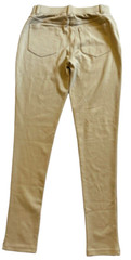 Izod Jegging Juniors Small 3/5 Khaki Faux Front Pockets Uniform School Preppy