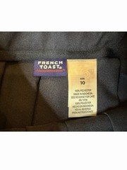 New French Toast Pleated Navy Blue Uniform Skirt Unlined Girl’s Size 10 NWOT