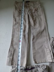 Lot 3 4/4T Toddler Girl Uniform Pants Old Navy French Toast Shcool Pants