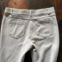 Wonder Nation Girls Junior Stretch Beige School Uniform Pants Size 9 Easy Care
