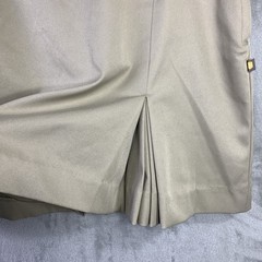 Dennis Uniform Skort Beige Adjustable Waist Pleat Style 1803 Girls Sz H14 Plus