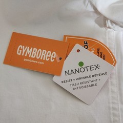 Gymboree Playproof Ruffle Poplin Button-Up Soft Girl Twee Light Academia Shirt 8