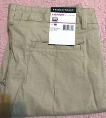 French Toast Girls’ Straight Leg w/ Adjustable Waist Khaki or Black Style SK9490
