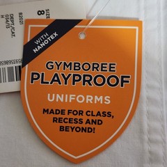 Gymboree Playproof Ruffle Poplin Button-Up Soft Girl Twee Light Academia Shirt 8