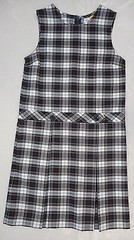 Girls R/K Multi-Color Plaid Uniform Jumper Dress Reg. & plus Sizes 14 – 7 1/2