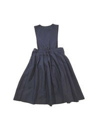 Frech Toast Girls V-neck Jumper School Uniform Dress Navy Blue Sz 12