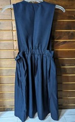 Girls Navy blue Jumper V-Neck Pleated French Toast Uniform Size 14