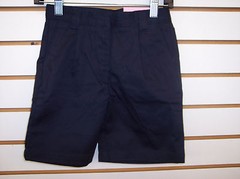 Girls IZOD Navy or Khaki Uniform Shorts Size 4 – 20 1/2