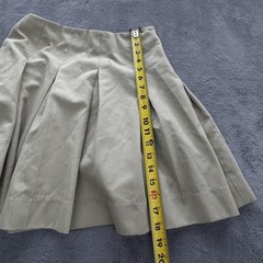 MILLS UNIFORM CO. Skirt 5 Junior Beige School Pleated Zip El Salvador