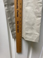 Real School Uniform Pants Size 15/16 Khaki Flat Front Junior Low Rise NWT